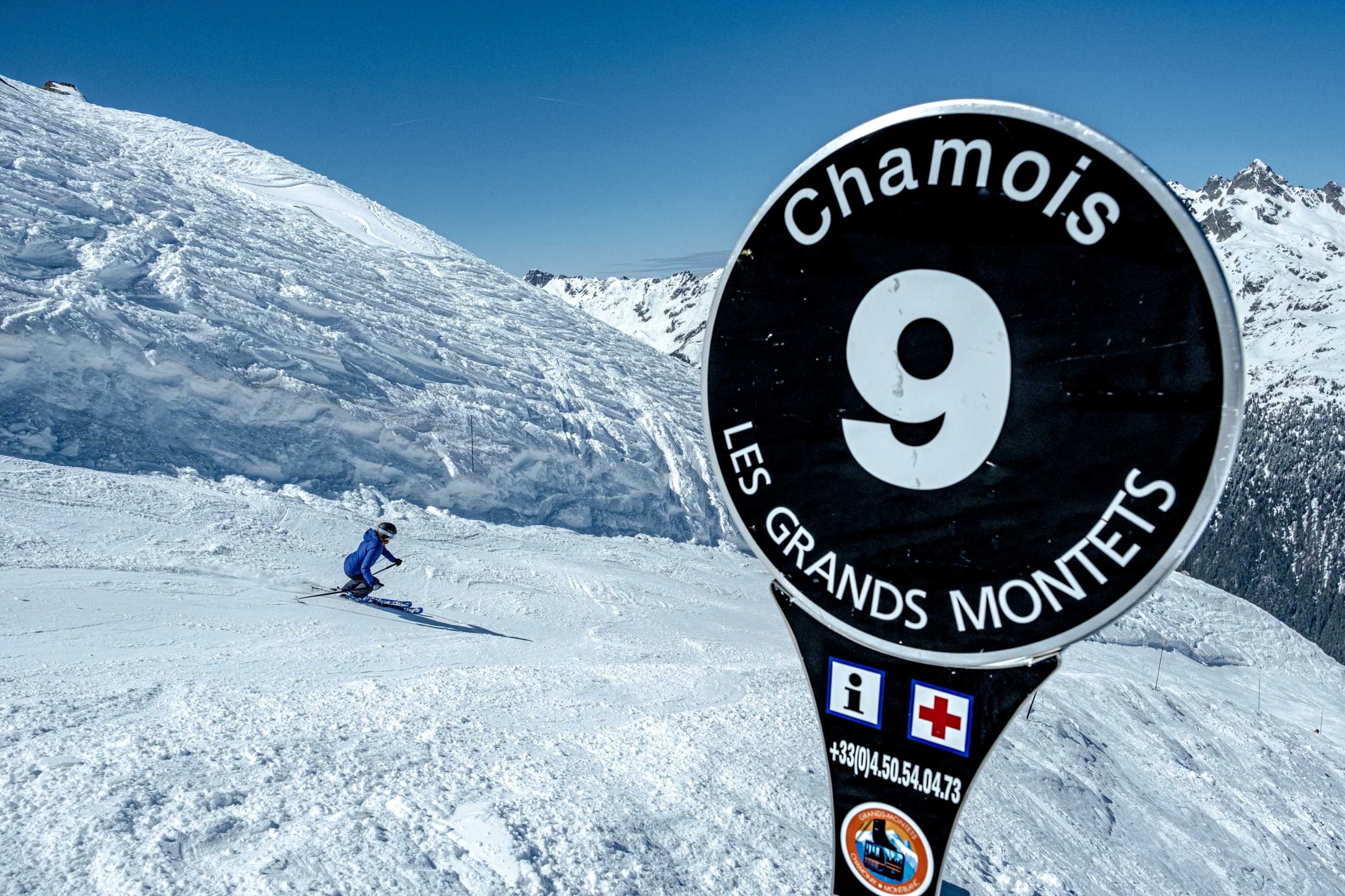 A Black run at Grands Montets
