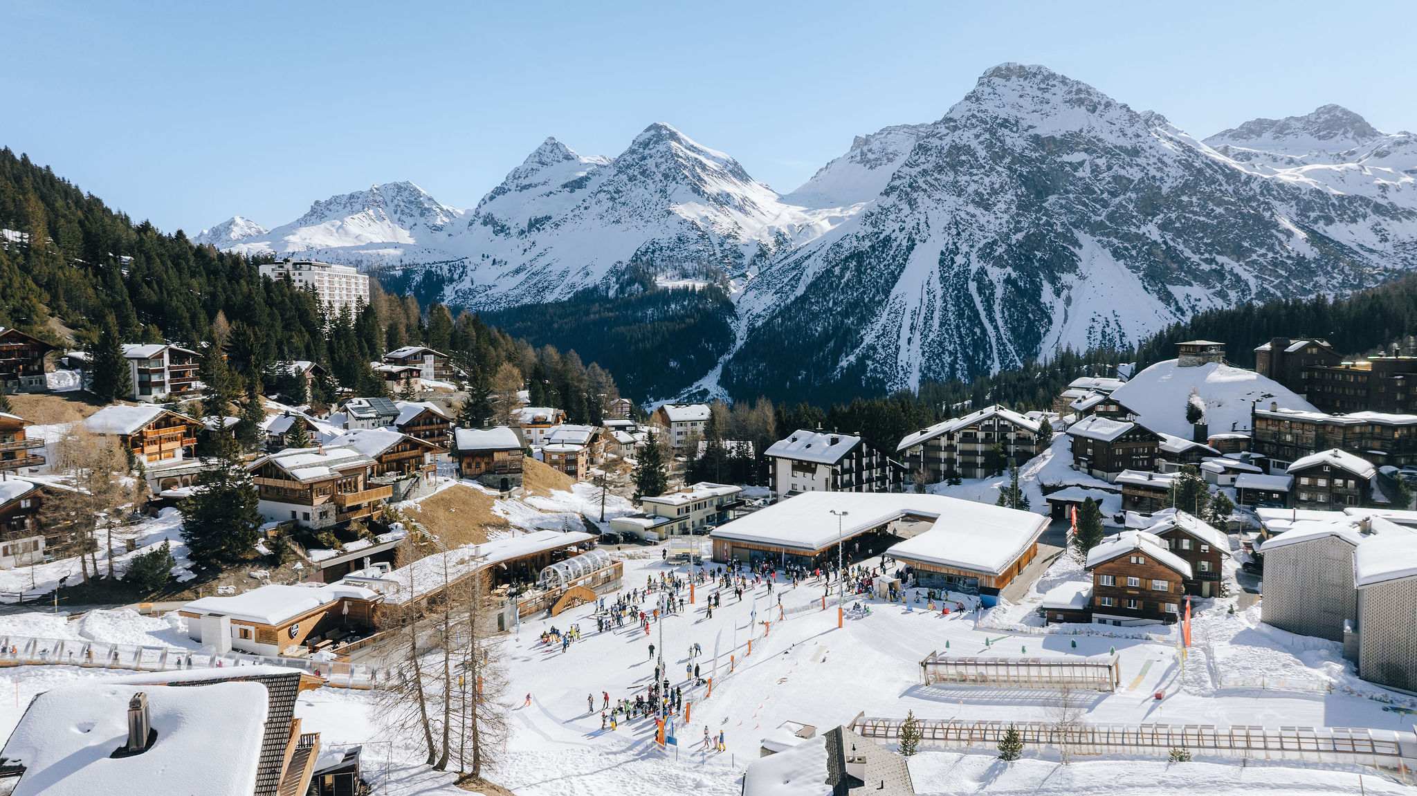 Arosa ski resort - centre
