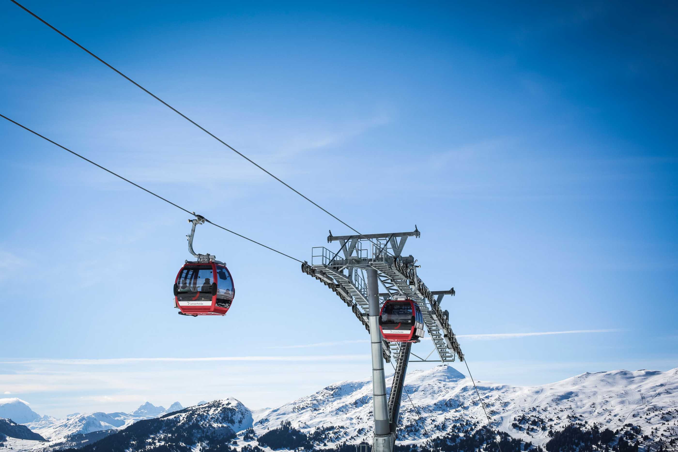 Arosa ski resort - gondola