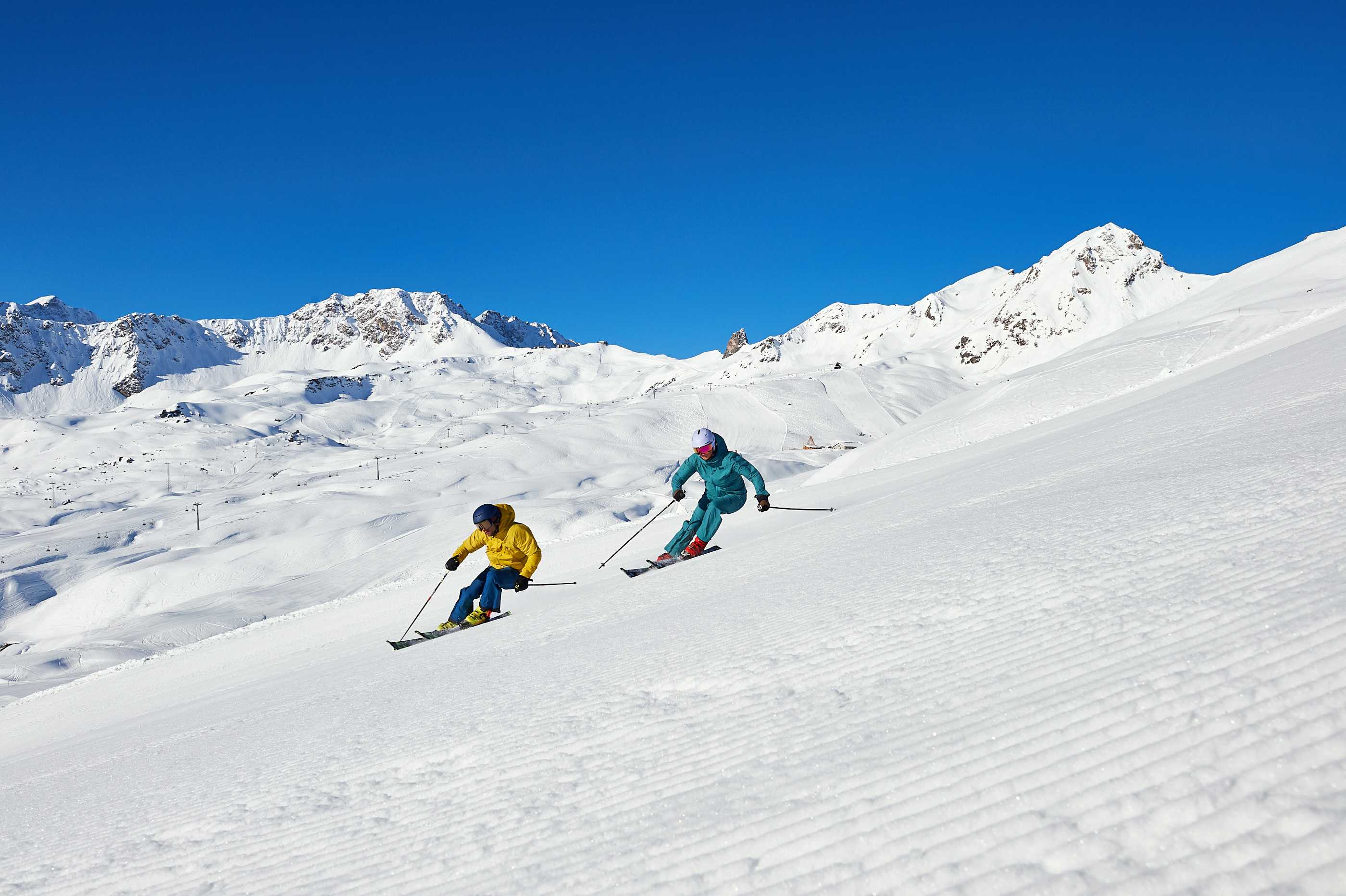 Arosa ski resort - skiing