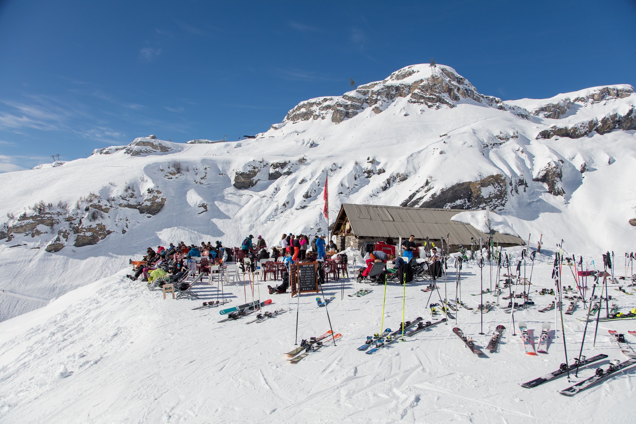 Crans Montana Ski Resort - mountain hut