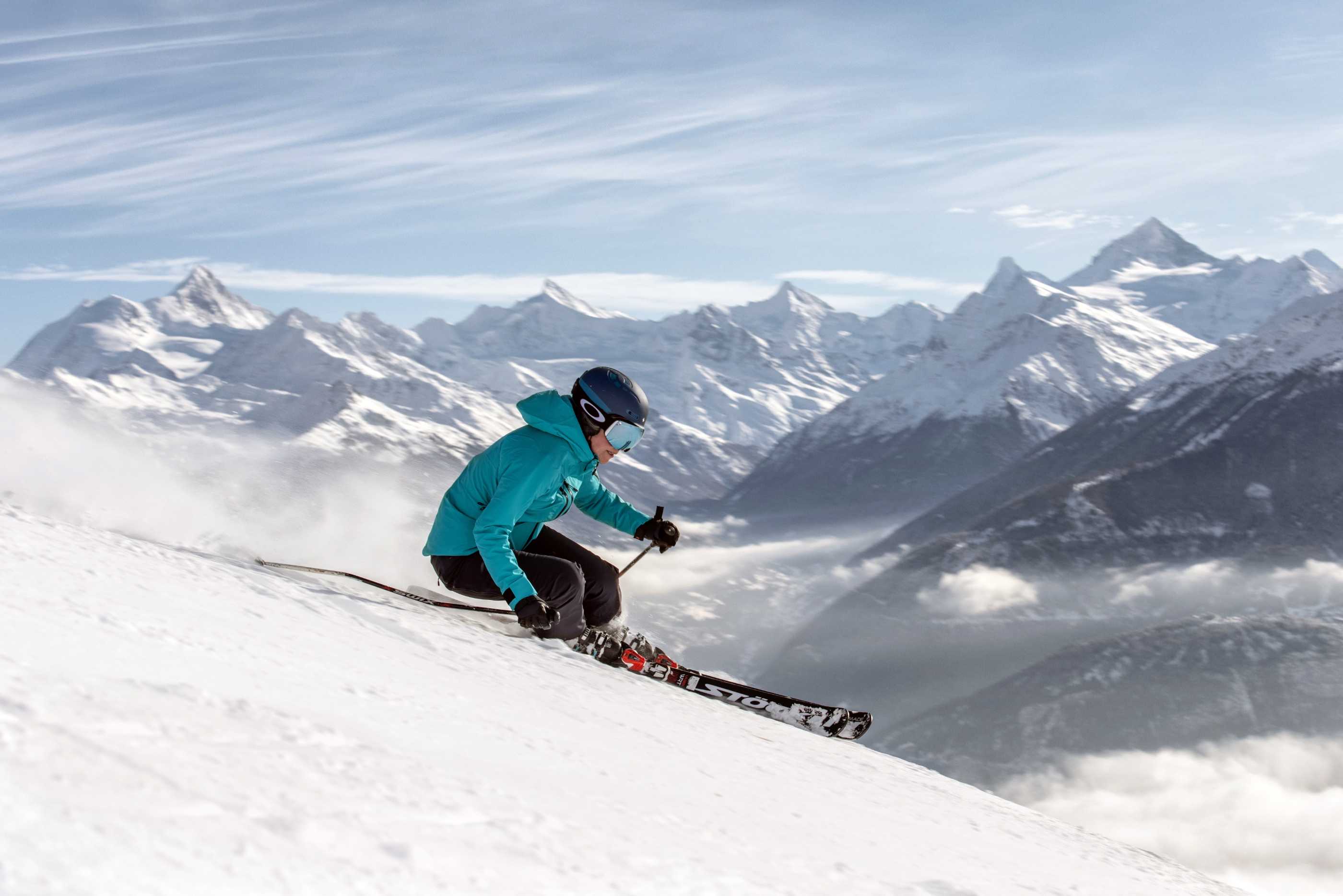 Crans Montana Ski Resort - skiing