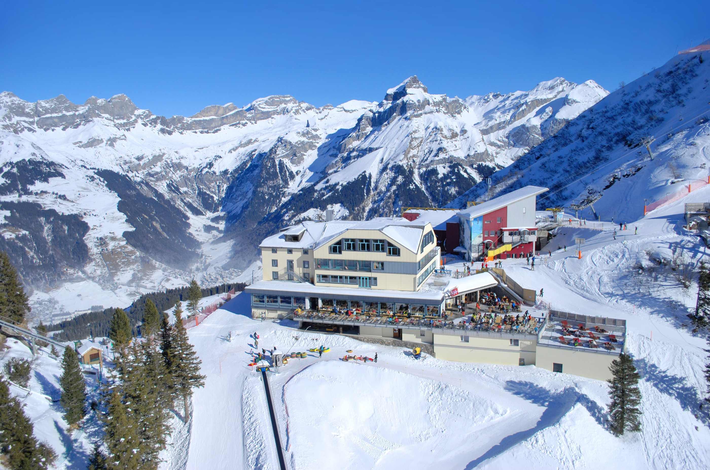 Engelberg Ski Resort - slopes & hotel