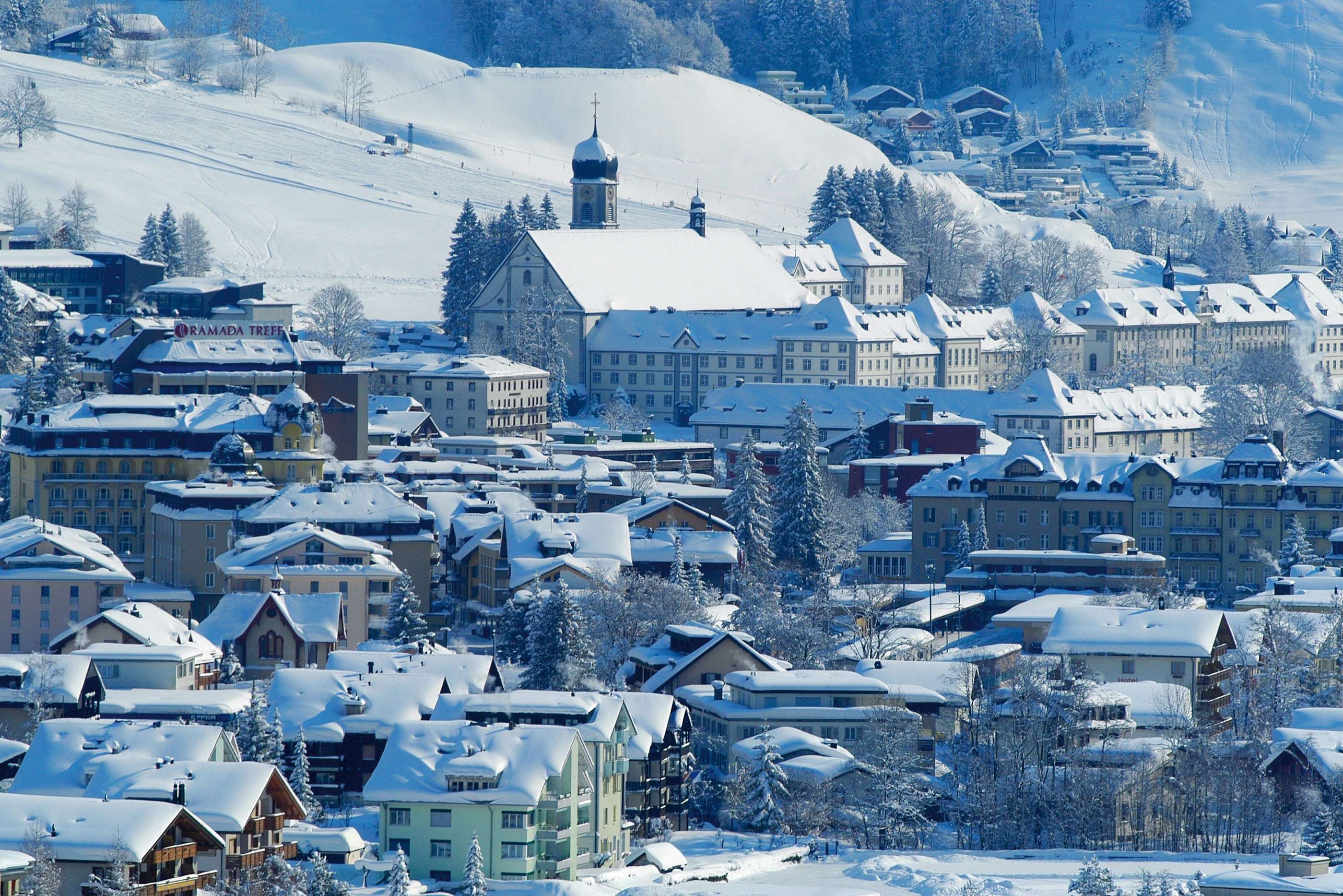 Engelberg Ski Resort - village view