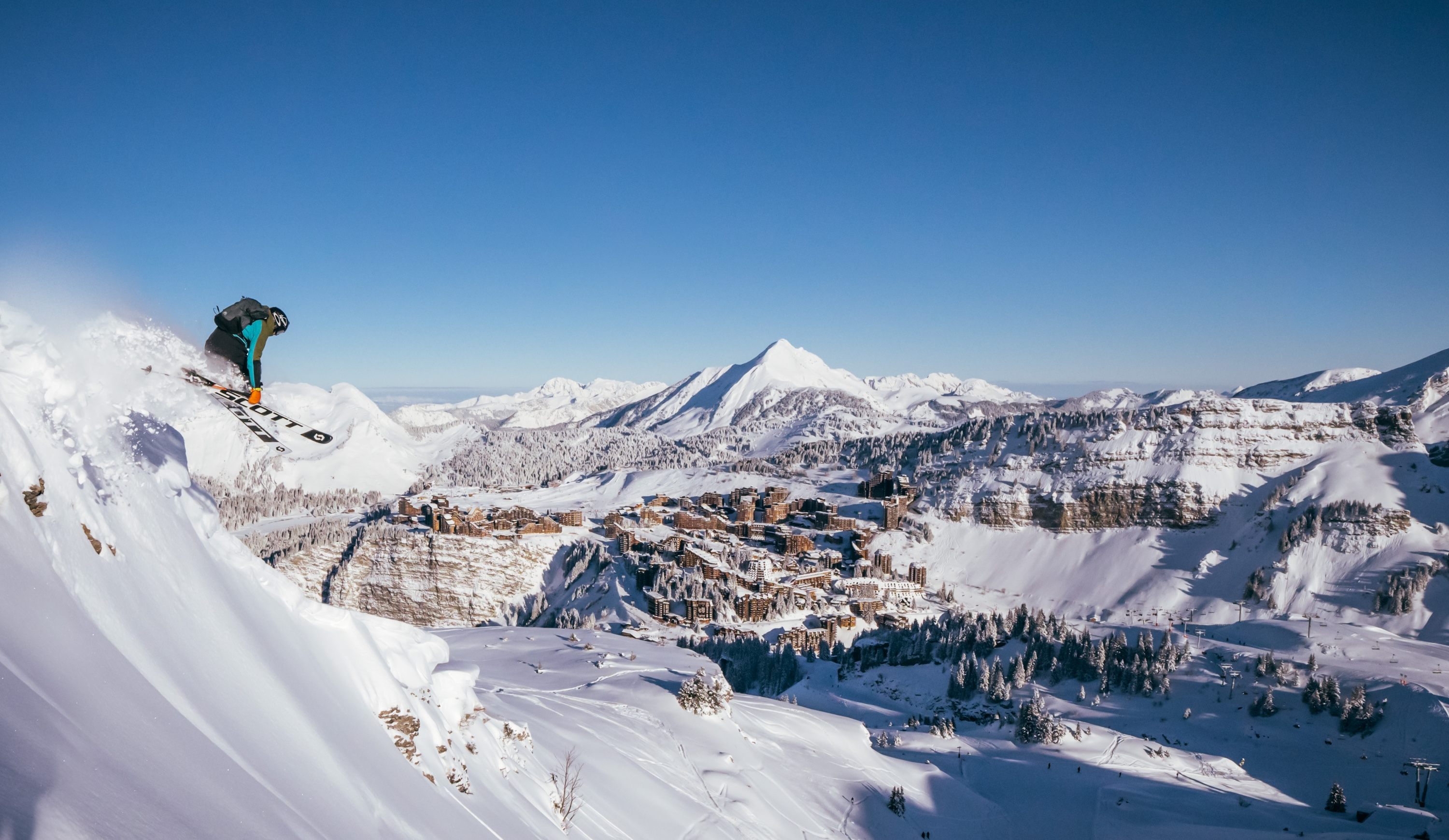 Avoriaz ski resort - stunning mountain views and ski slopes