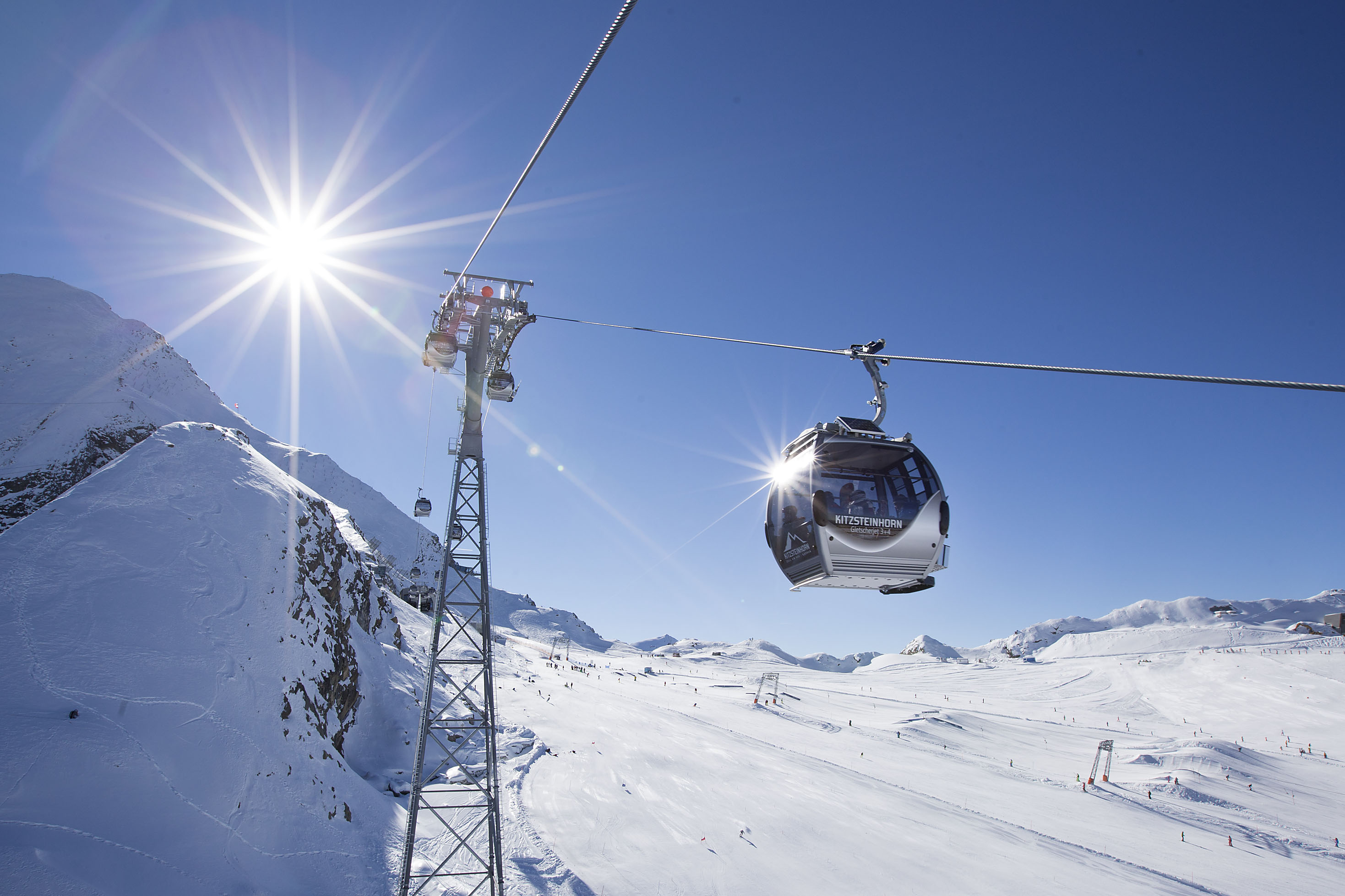 Kitzstein gondola in Kaprun