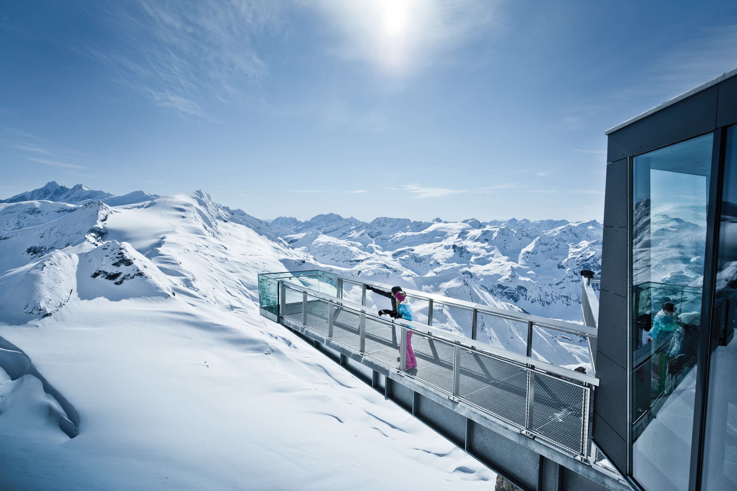 Kaprun National Gallery - viewing deck