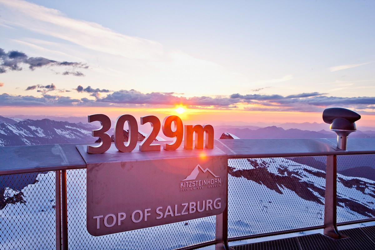 Top of Kitzsteinhorn glacier in Kaprun