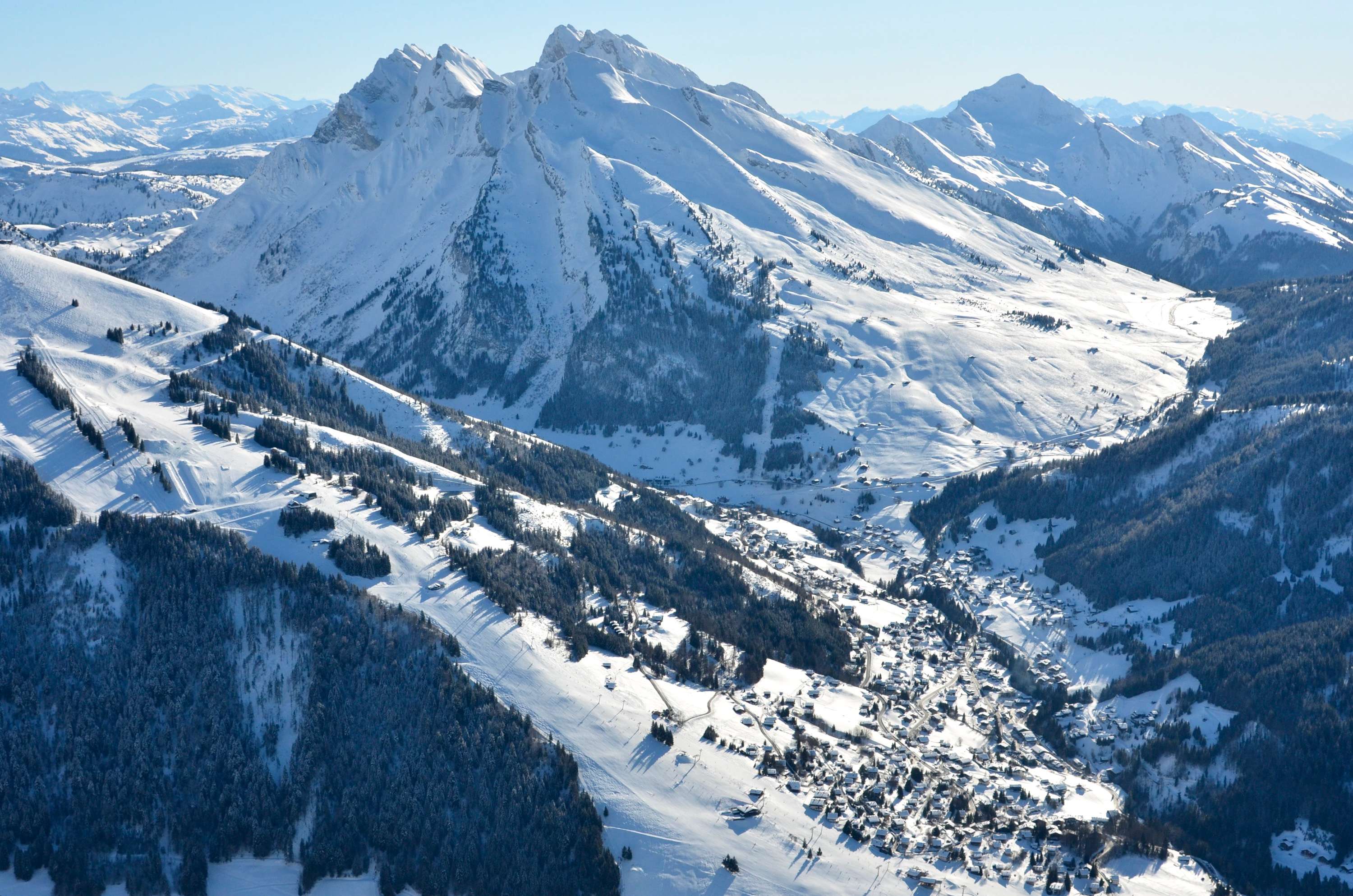 La Clusaz ski mountains