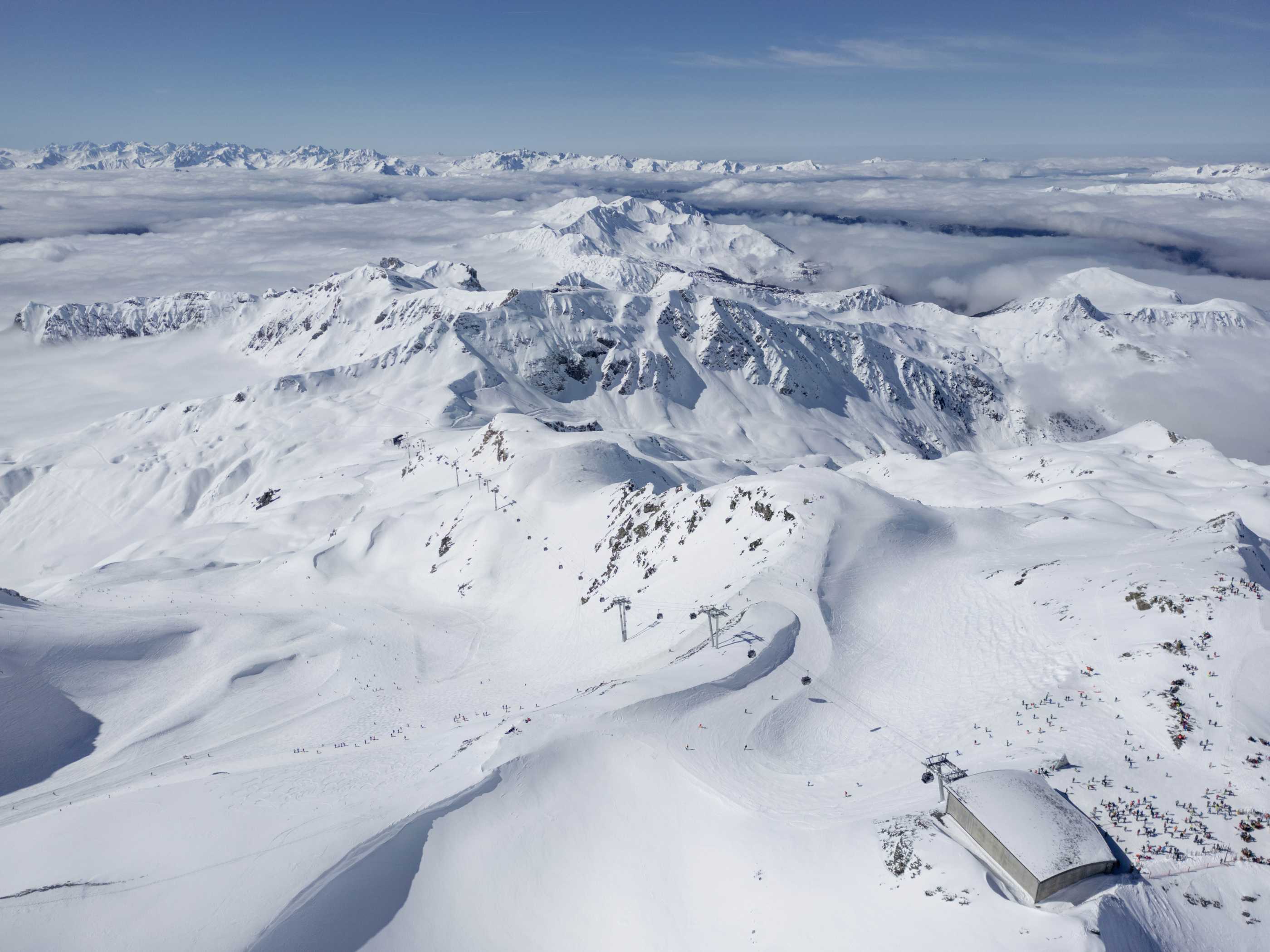 La Plagne - high altitude ski area