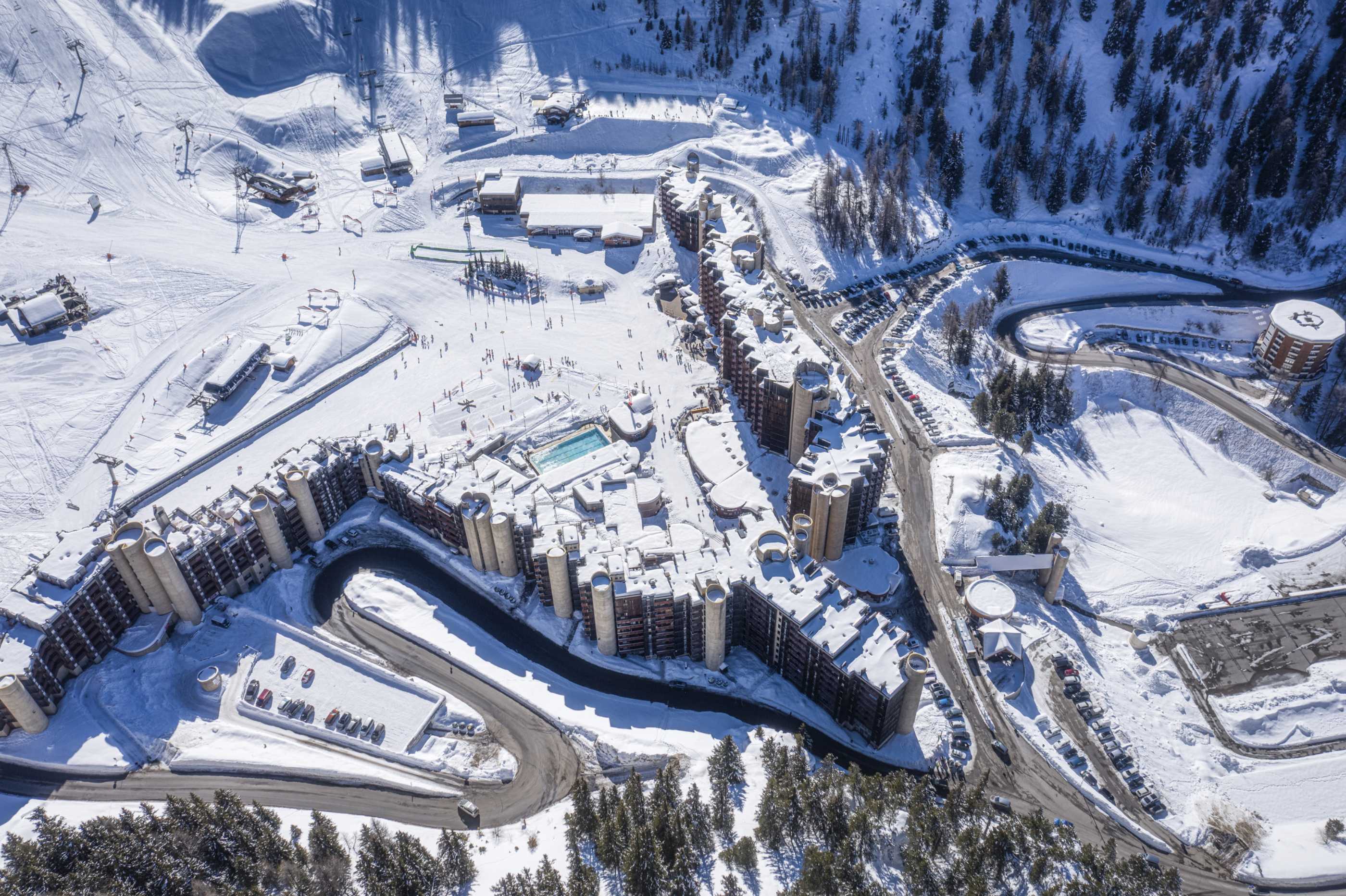 La Plagne - one of the many villages