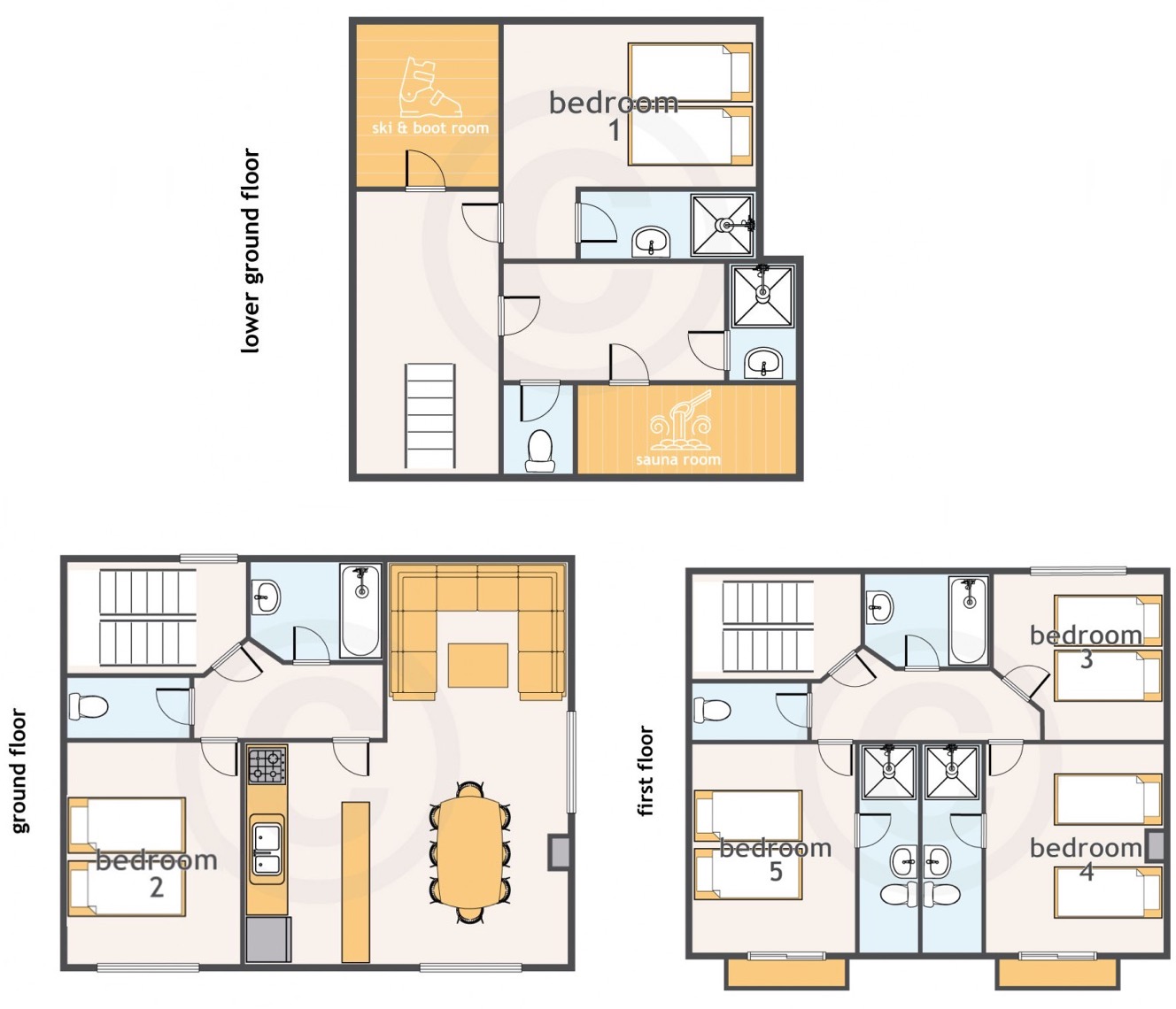 Chalet Lauzes interior view 12 - accommodation facilities and amenities