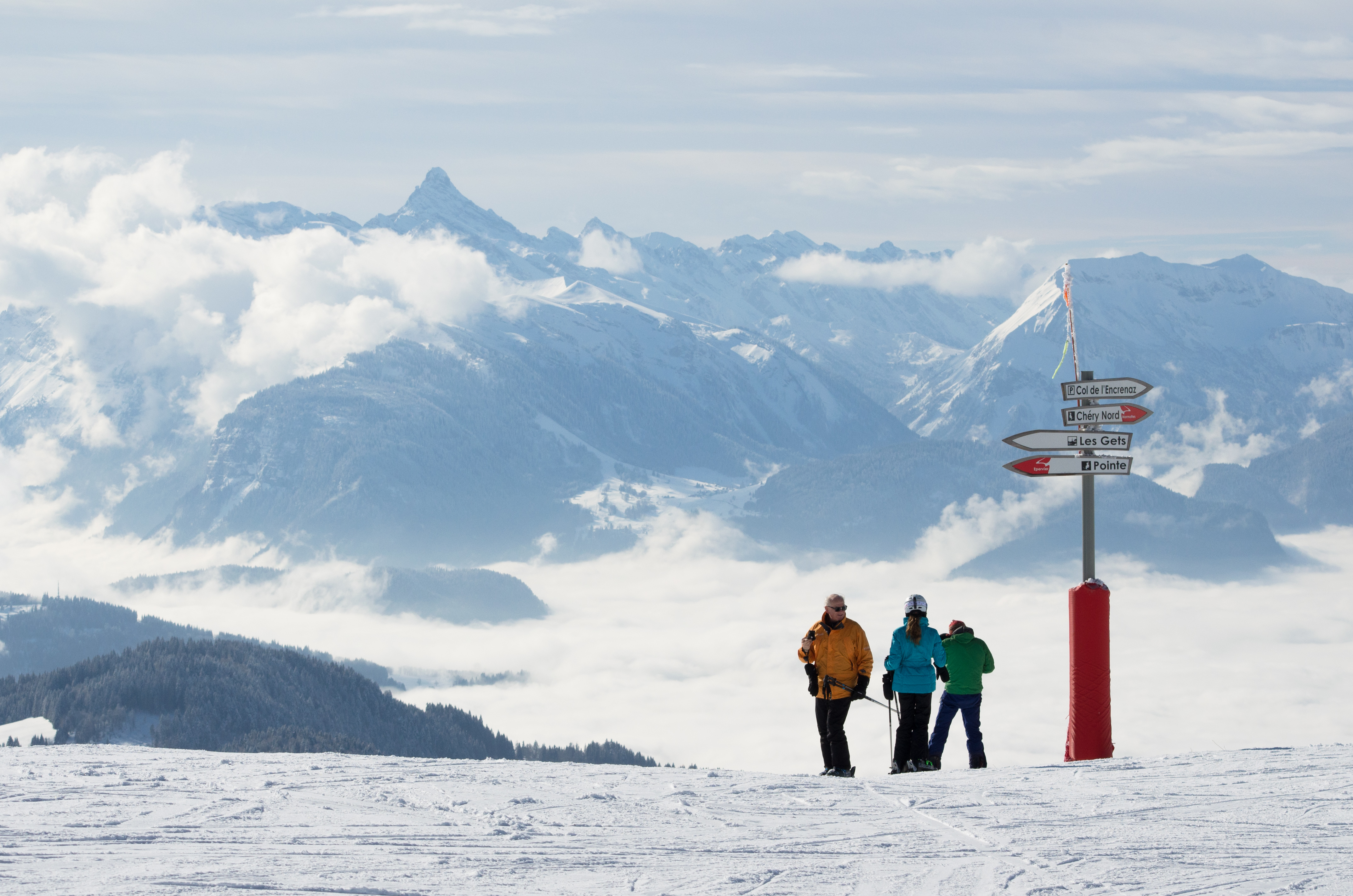 Les Gets skiing