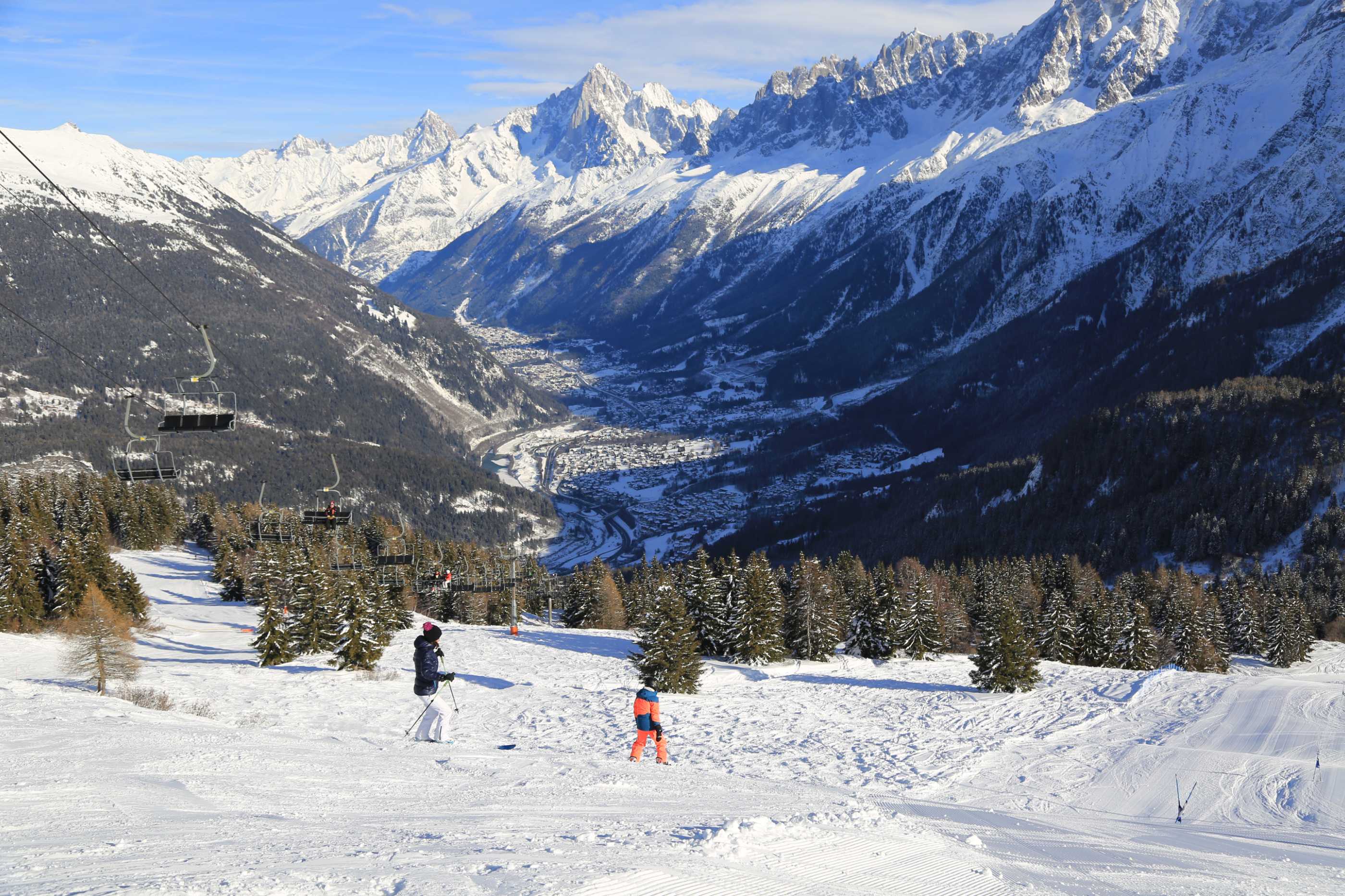 Les Houches ski resort - skiing
