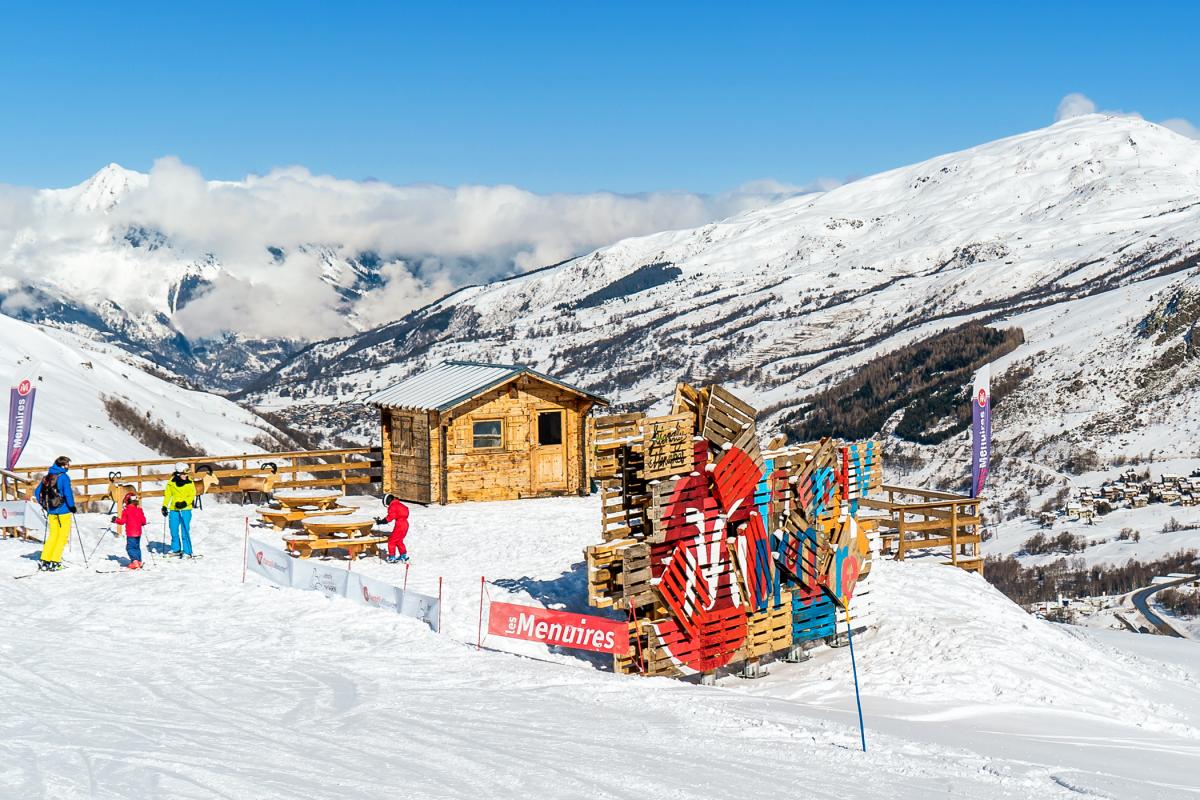 Les Menuires, Three Valleys - picnic spots