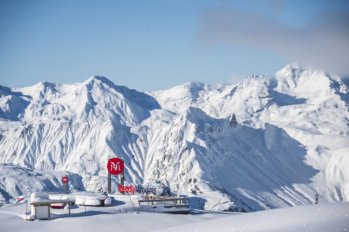Les Menuires, Three Valleys - snow covered mountains