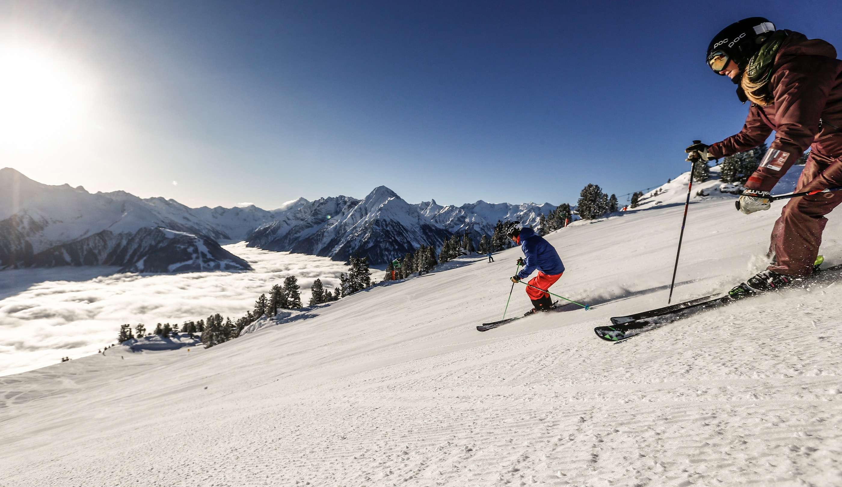 Skiing in Mayrhofen