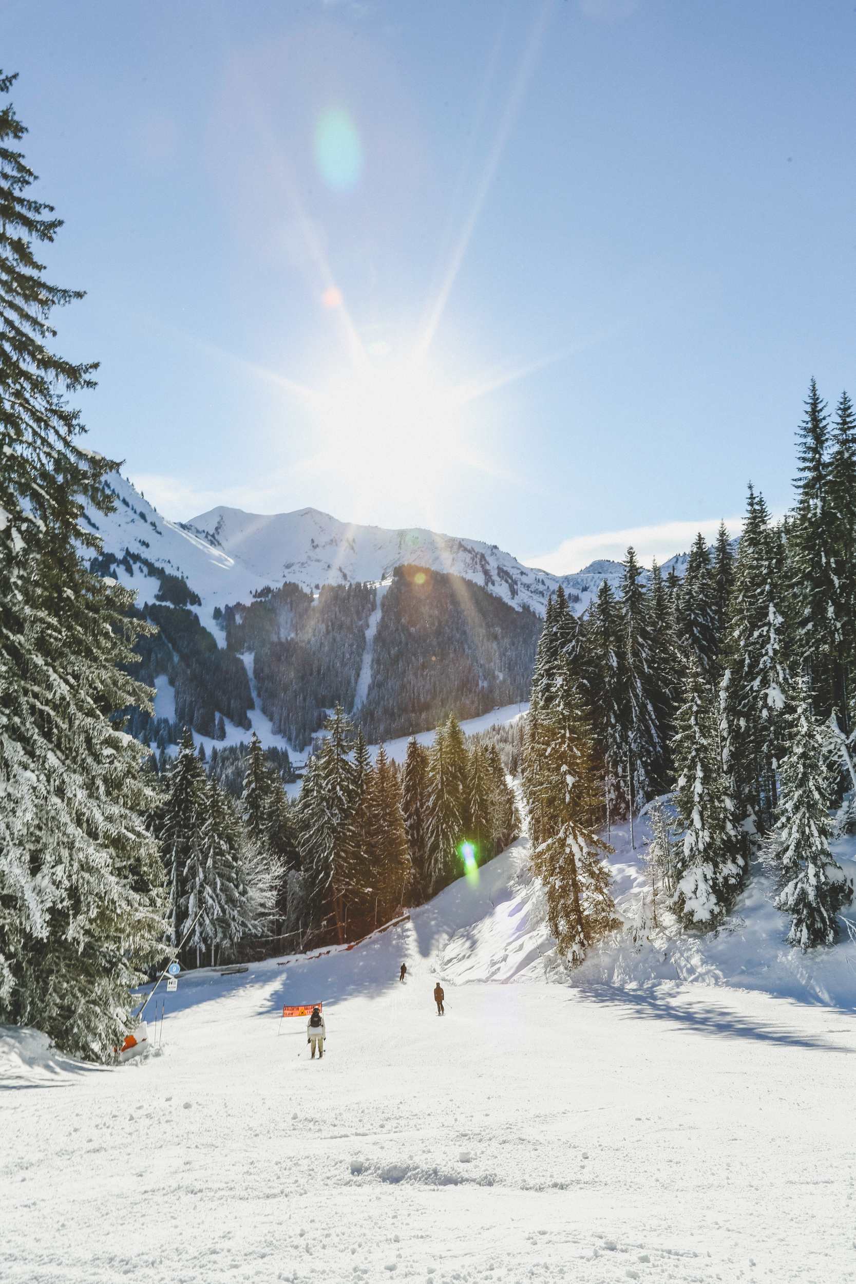 Morzine ski resort - slope views