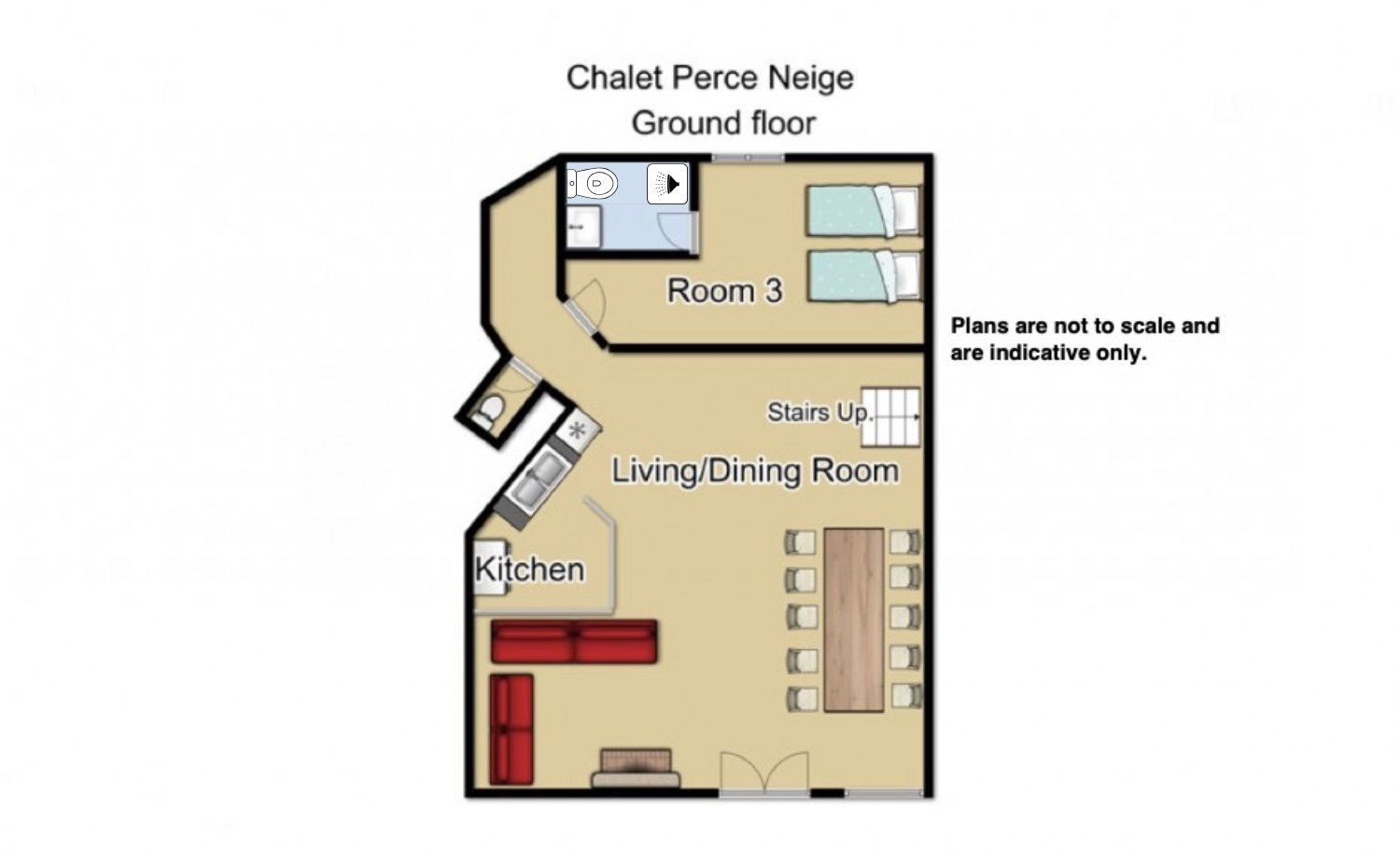 Chalet Perce Neige interior view 7 - accommodation facilities and amenities