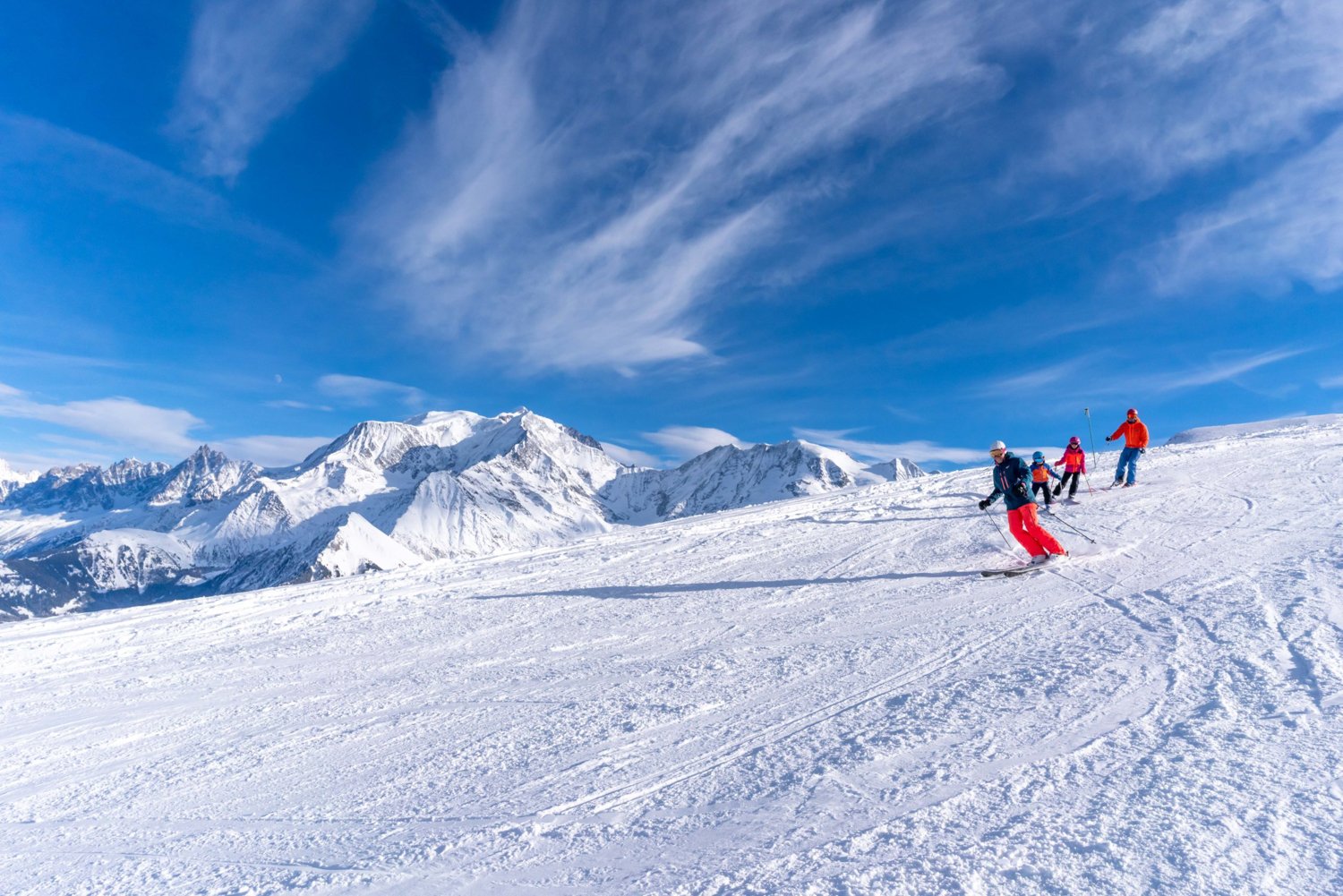 Saint Gervais skiing - pistes
