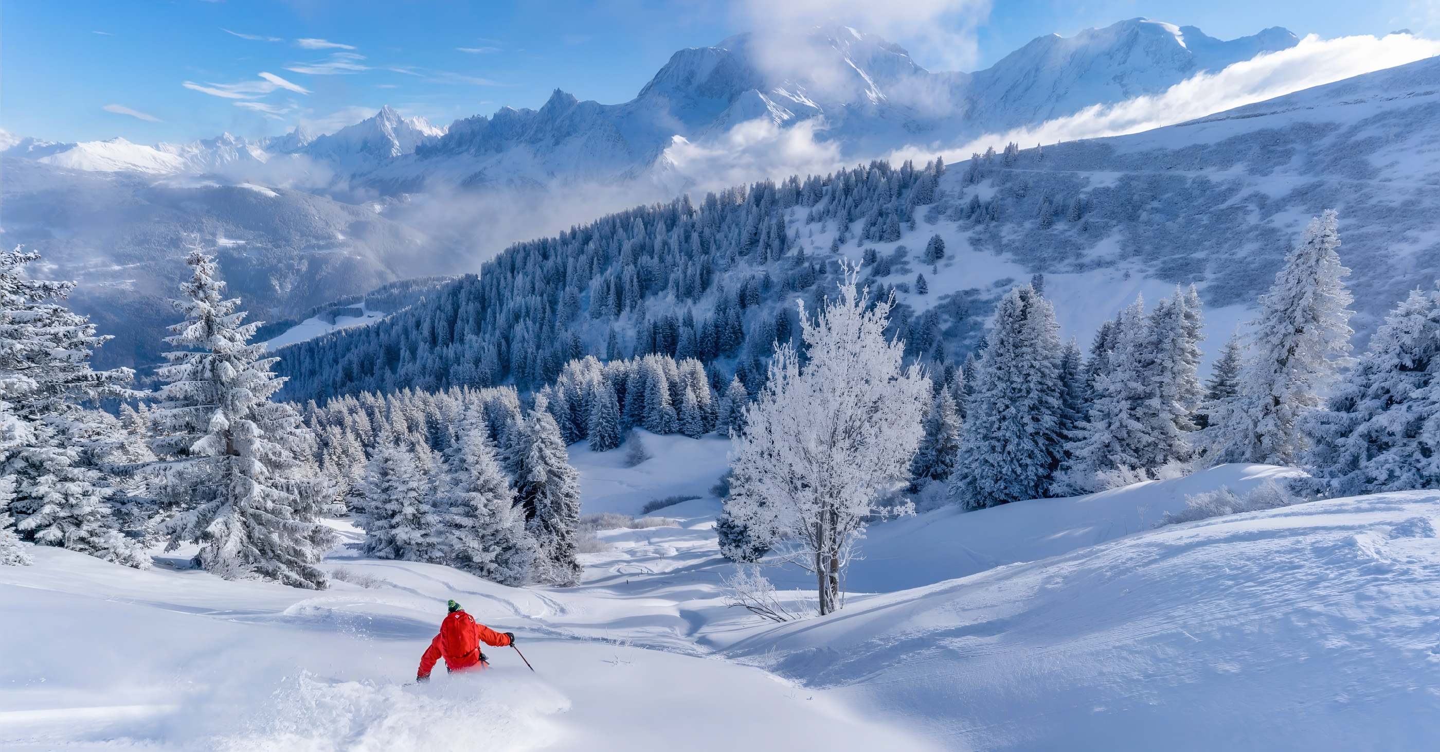 Saint Gervais skiing - off piste
