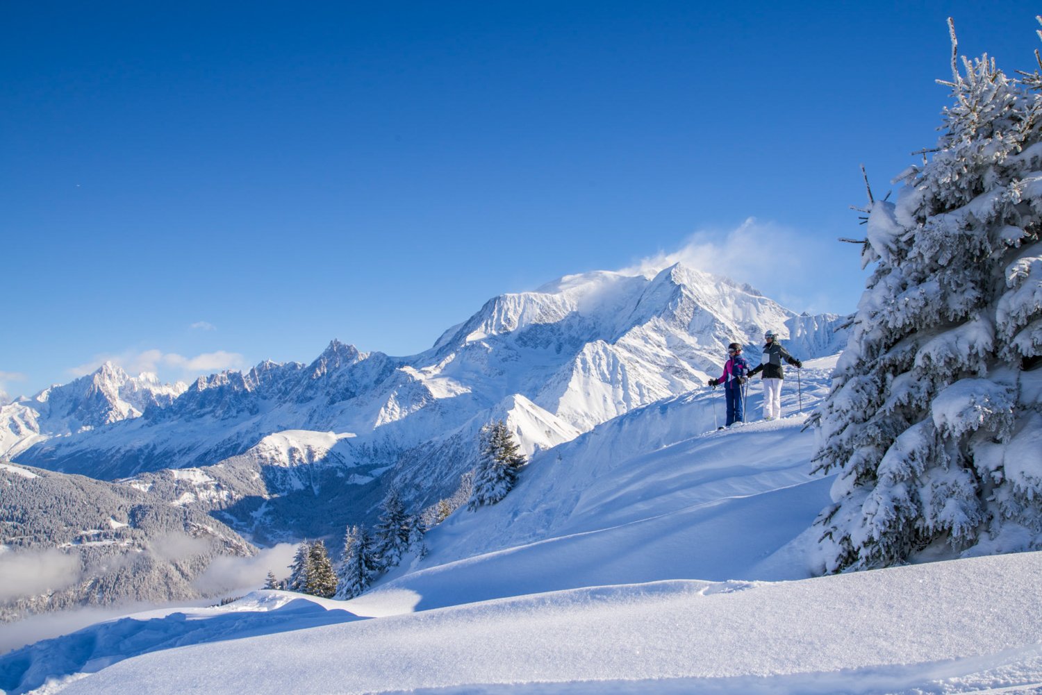 Saint Gervais skiing
