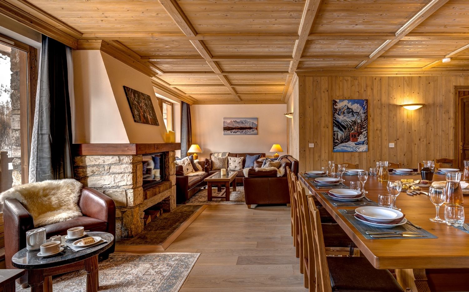 Chalet Santons interior view 2 - accommodation facilities and amenities