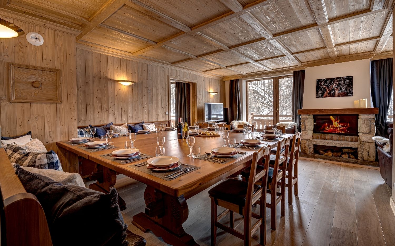 Chalet Santons interior view 1 - accommodation facilities and amenities