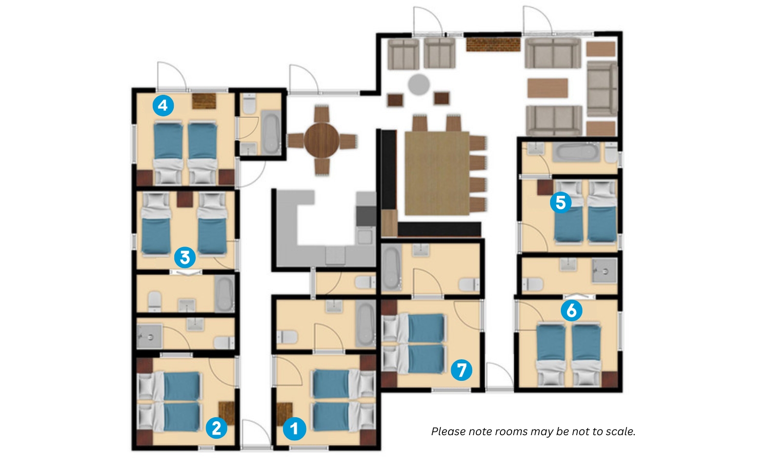Chalet Santons interior view 10 - accommodation facilities and amenities