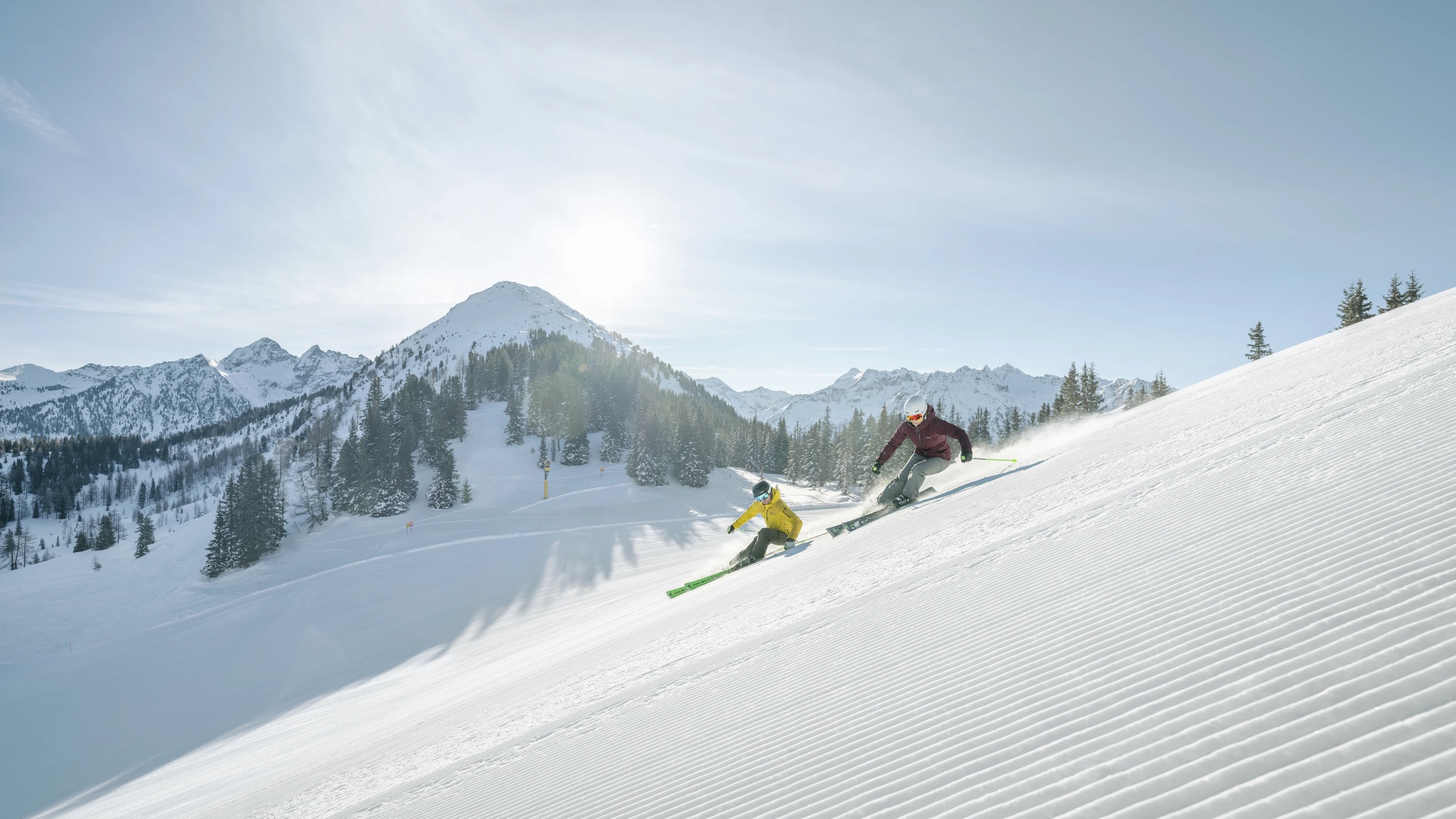 Skiing in Schladming, Austria
