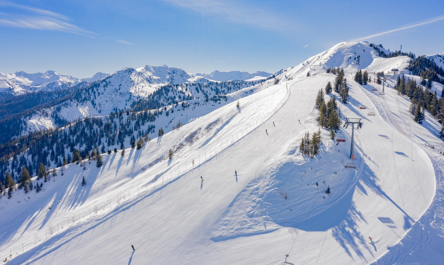 Skiing in Schladming, Austria