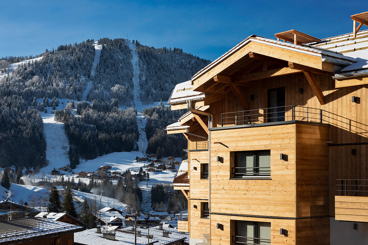 Exterior of the St Alban Hotel & Spa in La Clusaz