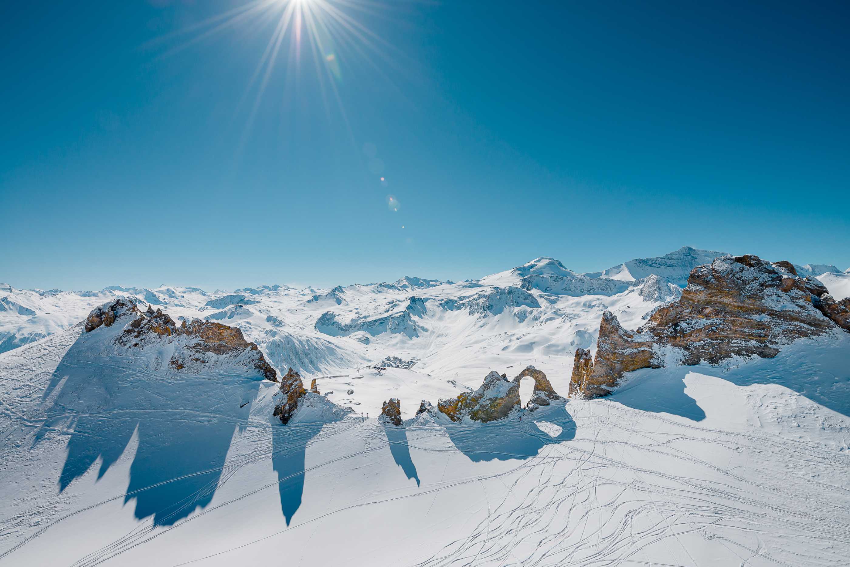 Tignes ski area views
