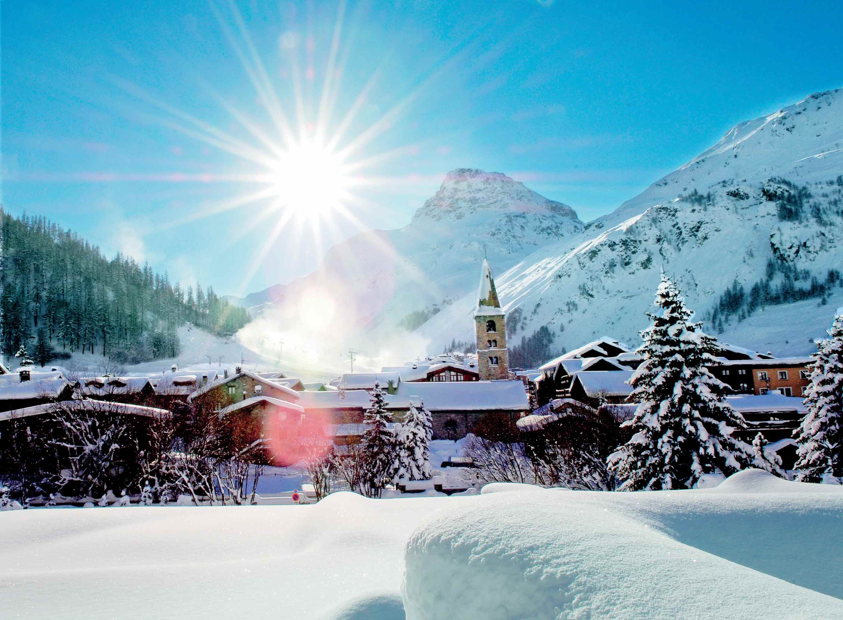 Val d'Isere in the sunshine