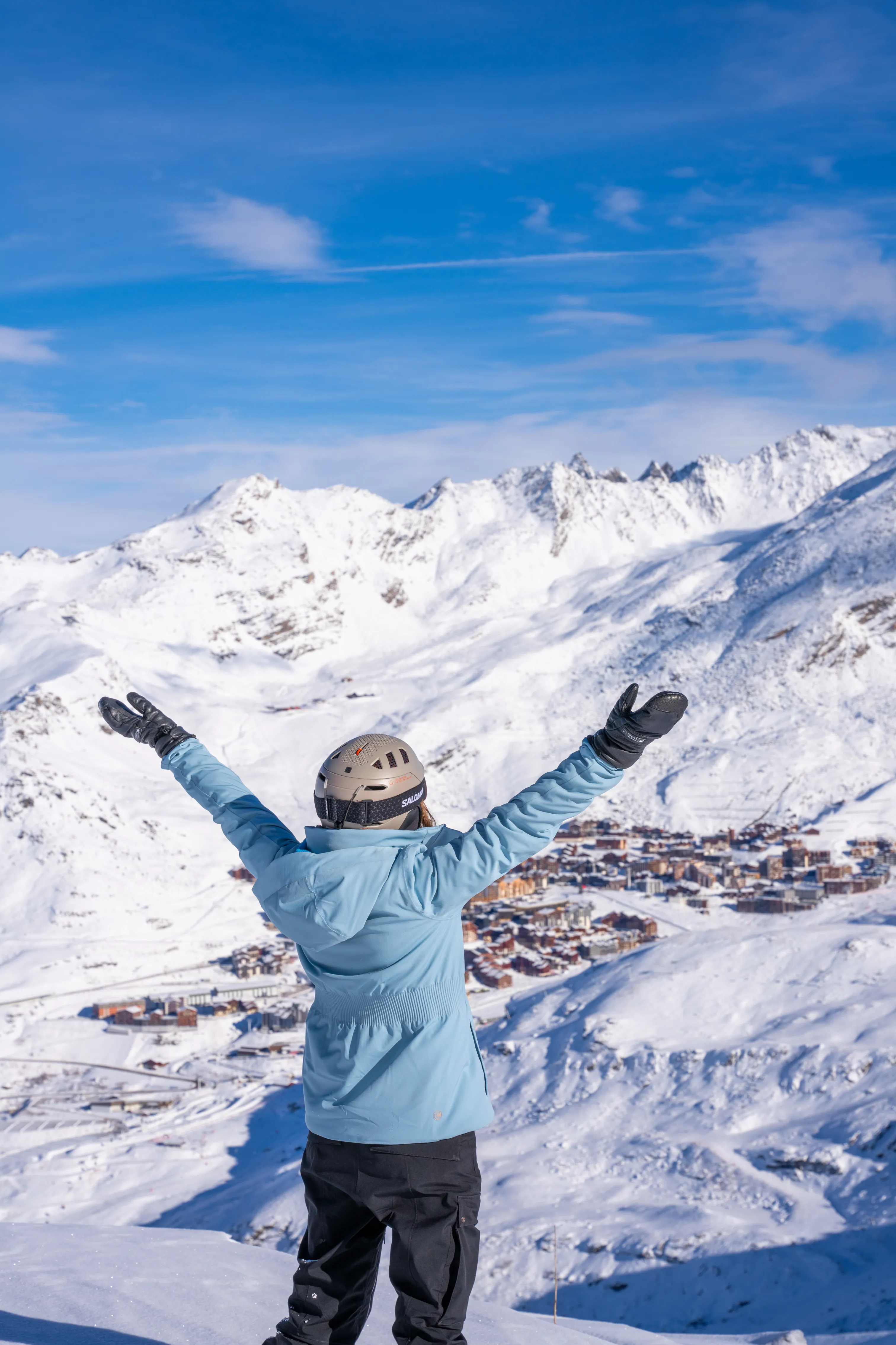 Val Thorens - skier view