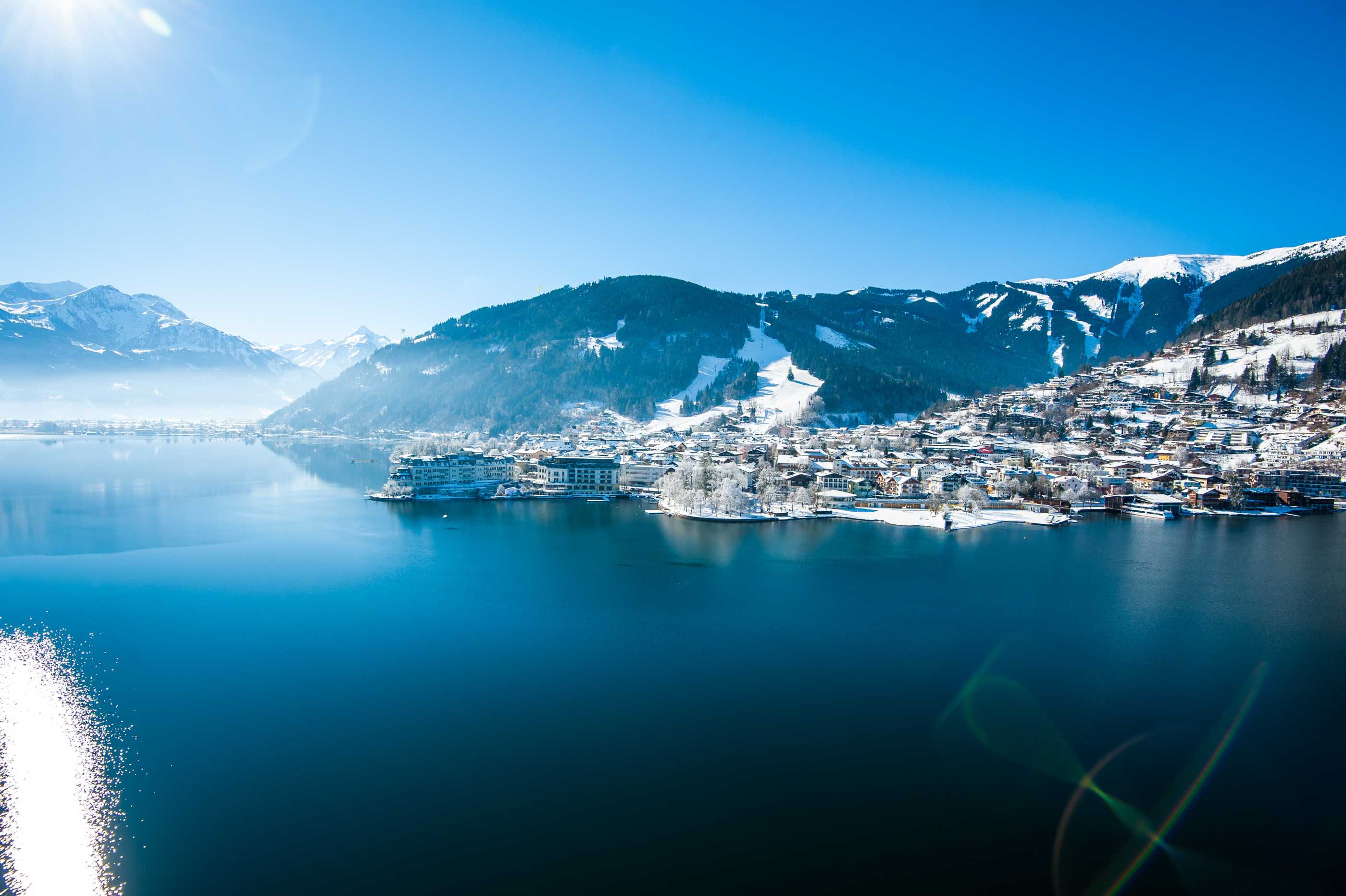 Zell am See Ski Resort - lake views