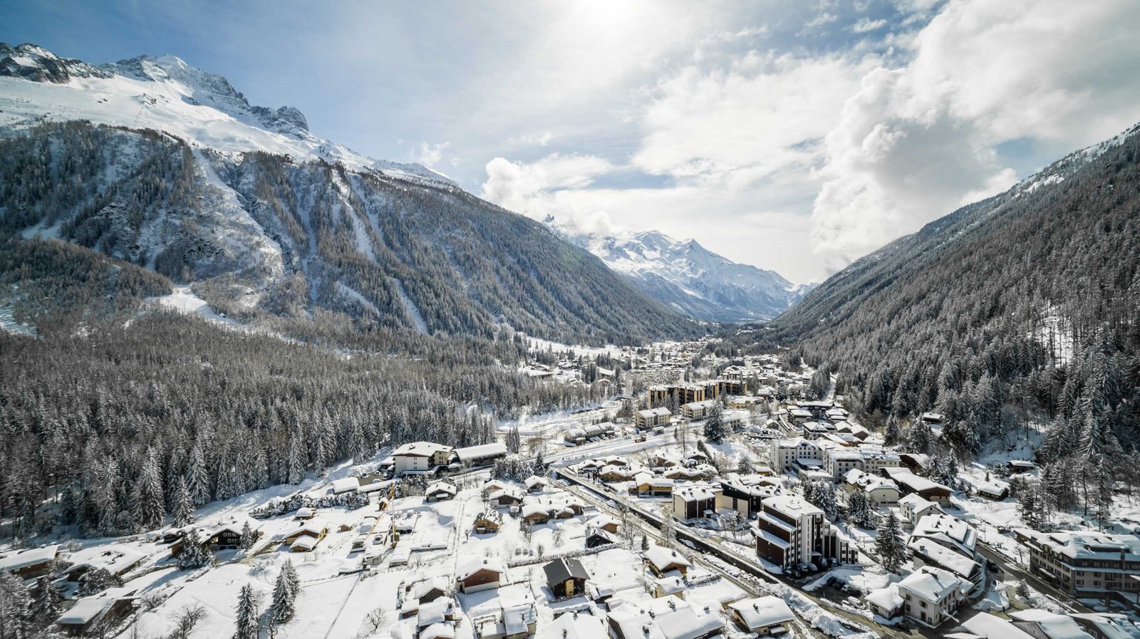 Chamonix - Argentiere ski resort - stunning mountain views and ski slopes