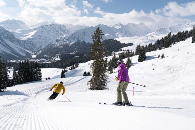Arosa ski resort, Switzerland