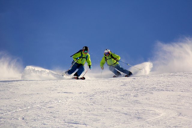 Avoriaz skiing lesson