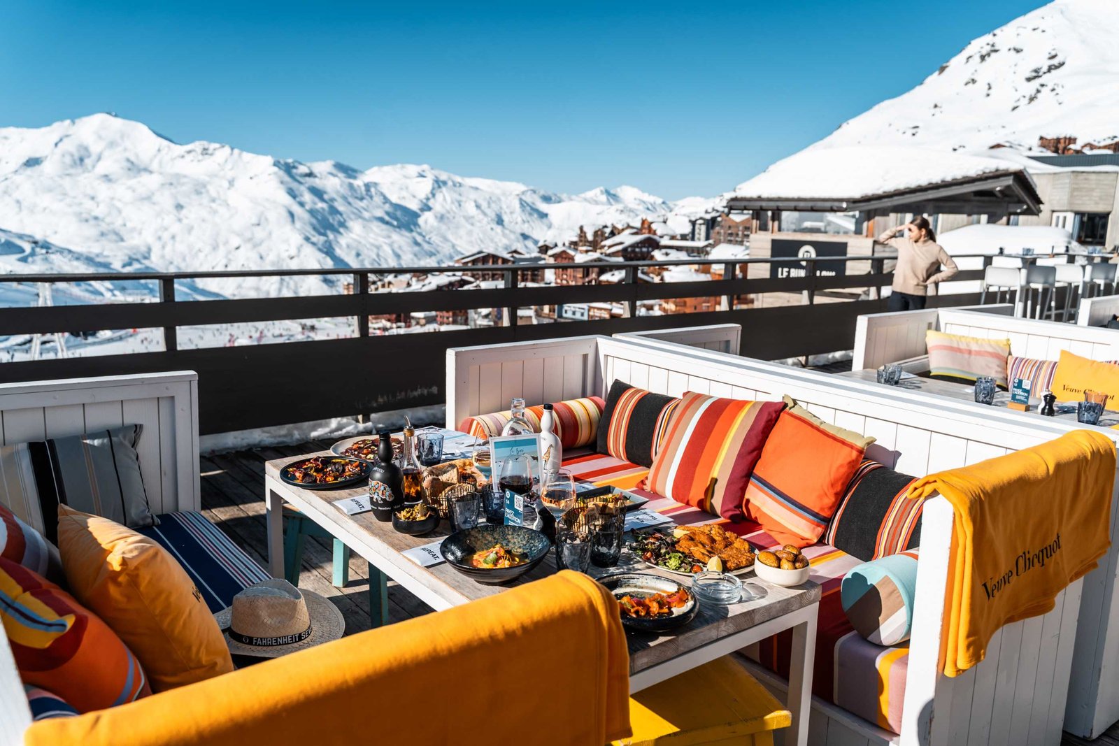 Fahrenheit 7 Hotel, Val Thorens - terrace