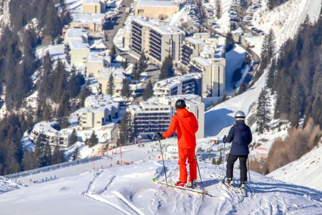 Views over looking Flaine