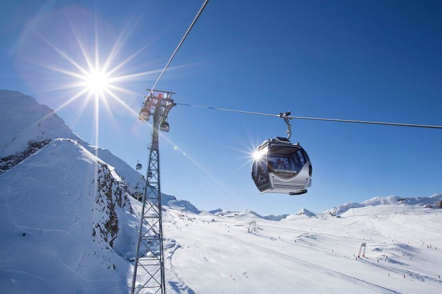 Kitzstein gondola in Kaprun