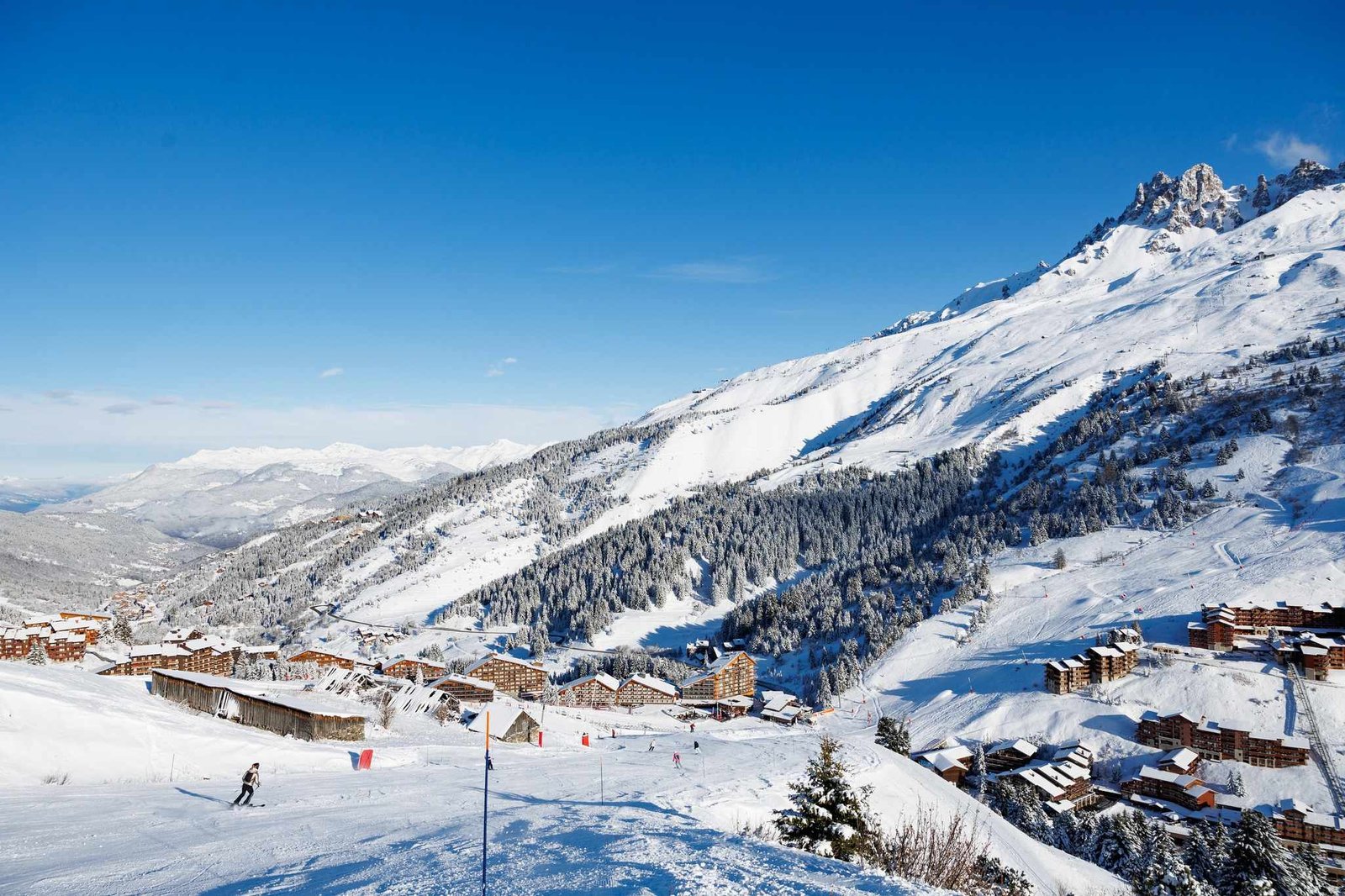 Meribel ski resort - stunning mountain views and ski slopes