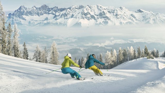 Skiing in Schladming