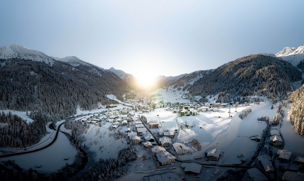 St. Anton ski resort - stunning mountain views and ski slopes