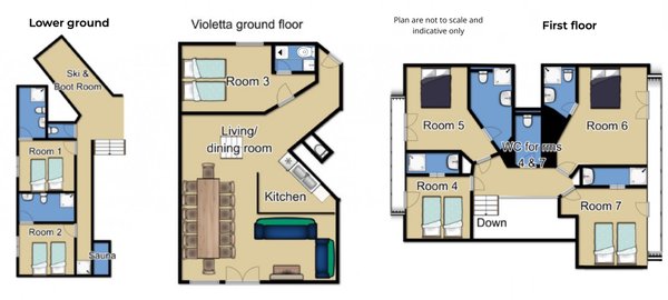 Chalet Violetta interior view 10 - accommodation facilities and amenities